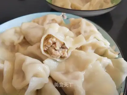 Frozen chicken dumplings
