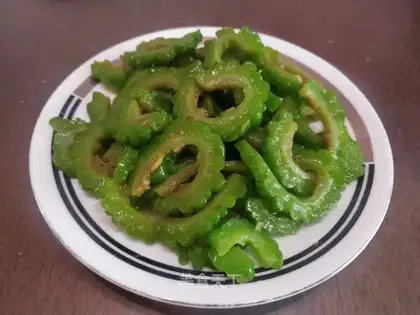 A cold, bitter melon
