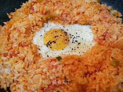 Korean cabbage and rice