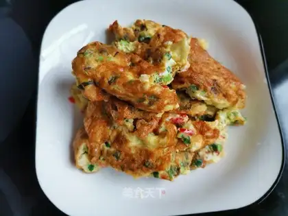 Onion fried eggs