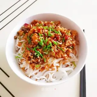 Meat and rice powder