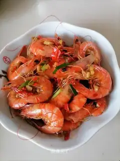 Spicy scrawny shrimp