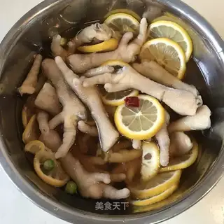 Lemon chicken claws