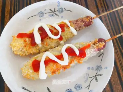 Cheese dog intestines