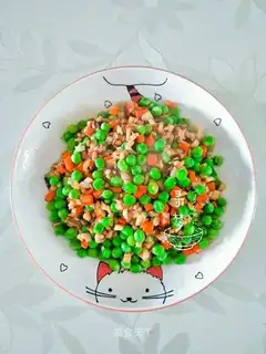 Five fragrance mushrooms and fried peas