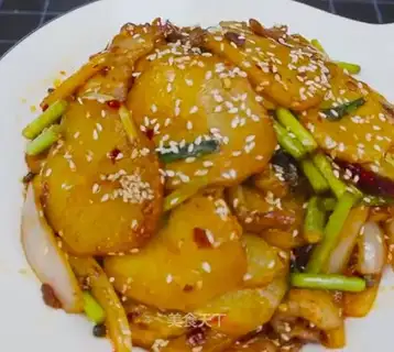 Dry potatoes