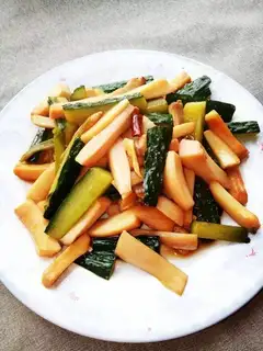 cucumber fried abalone