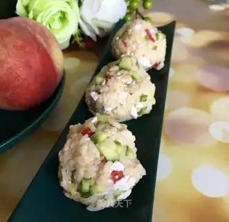 Salted egg rice