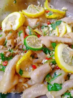 Lemon chicken claws