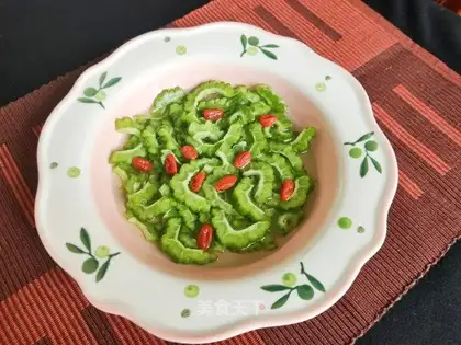 A cold, bitter melon