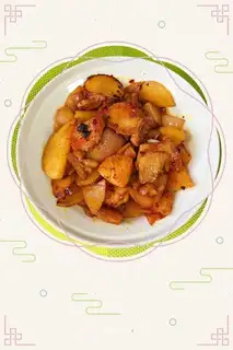 Onion potatoes back to the pot