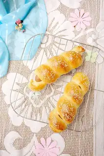Beef dog intestines