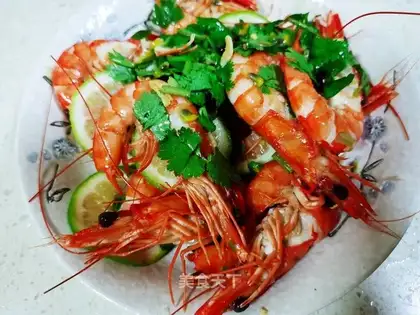 Thai spicy shrimp