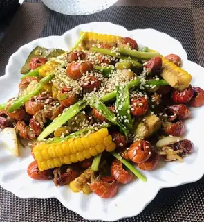Fried shrimp tail