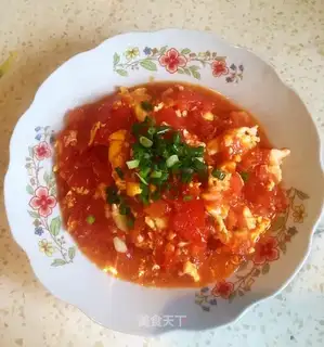 Tomato fried eggs