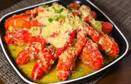 Garlic lobster