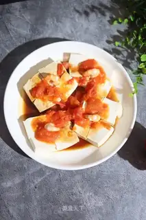 Tomato juice and tofu