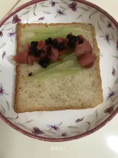 Baked sausage toast