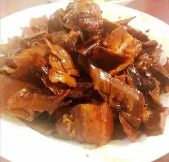 Burn meat
