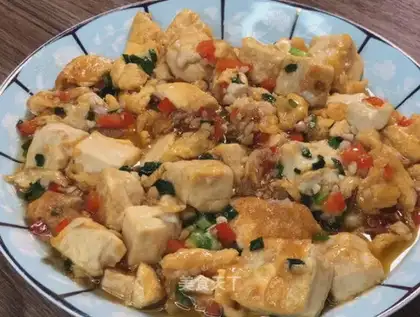 Eggs and tofu