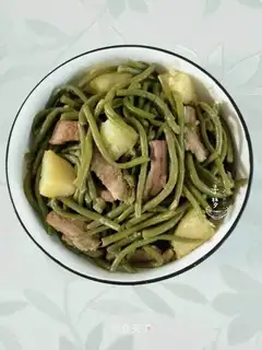 Pork potatoes and beans