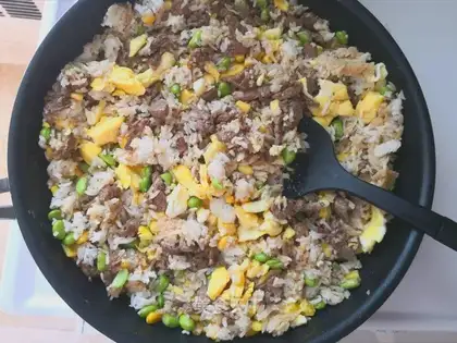 Beef fried rice