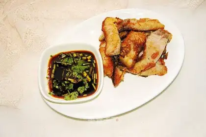 Fried carp