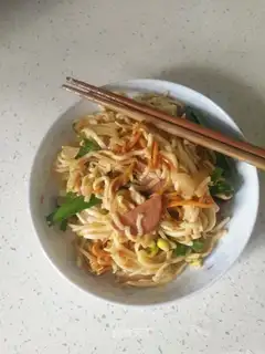 Ham intestinal pasta