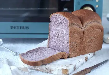 ♪ Purple rice toast ♪