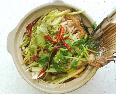 The fish head
