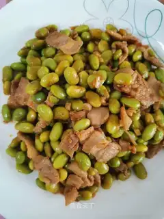 Bean fried meat