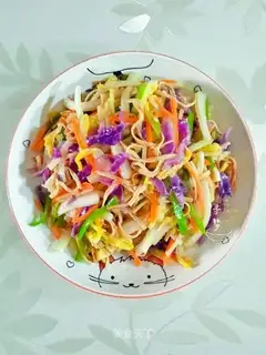 Tofus carrots, cabbage