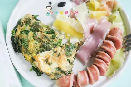 Nine-storey tower fried egg noodles