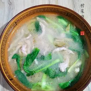 Squeeze meat soup