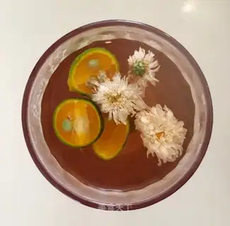 An orange tea