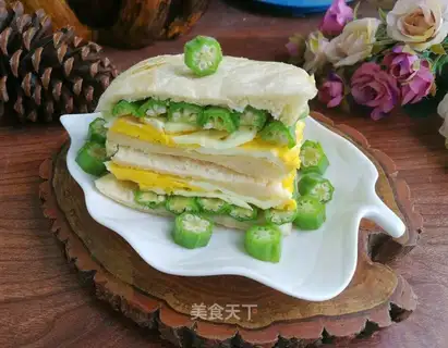 Eggs and ale sandwiches