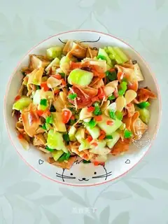 A tofu cucumber