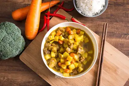 Favorite curry potatoes