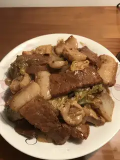 Meatloaf bean bubbling