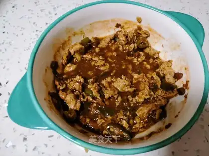 Egg pepper sauce
