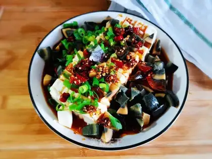 Eggs, tofu