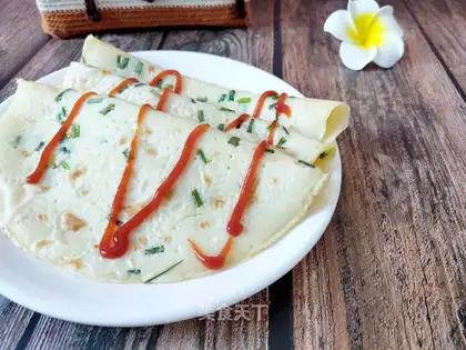 Onion omelet