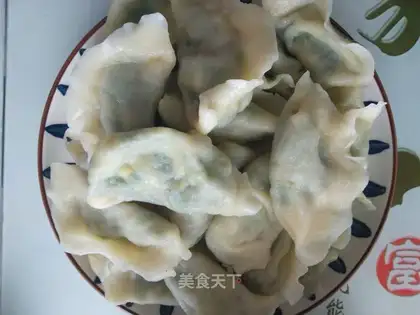 Cream egg dumplings