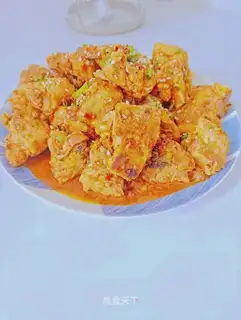 Red burning spicy ribs