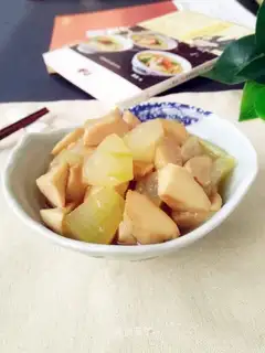 Poached apricot