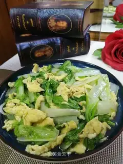 Egg-burned cabbage