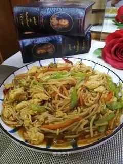 Egg pepper and rice powder