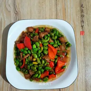 Bean fried meat