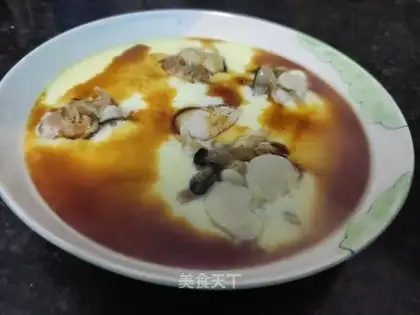 Fresh tape steamed eggs