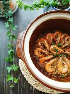 Garlic fan shrimp